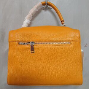 Yellow Leather Satchel 💛